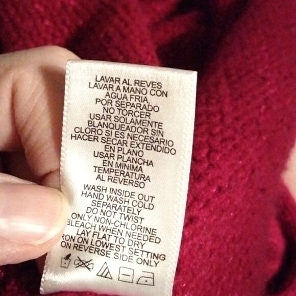 NARCISCO Rodriguez For Design Nation Sweater Woman's Size Medium Pink Sequins - Picture 8 of 13